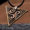 Celtic Triskele - Triple Spiral Unique Handmade Pendant