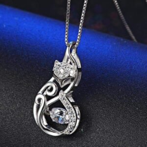 Pendants & Necklaces Celtic Cat Sterling Silver 925 Necklace Ancient Treasures Ancientreasures Viking Odin Thor Mjolnir Celtic Ancient Egypt Norse Norse Mythology