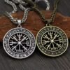 Pendants & Necklaces Stainless Steel Viking Vegvisir Pendant Necklace Ancient Treasures Ancientreasures Viking Odin Thor Mjolnir Celtic Ancient Egypt Norse Norse Mythology
