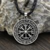Pendants & Necklaces Stainless Steel Viking Vegvisir Pendant Necklace Ancient Treasures Ancientreasures Viking Odin Thor Mjolnir Celtic Ancient Egypt Norse Norse Mythology