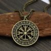 Pendants & Necklaces Stainless Steel Viking Vegvisir Pendant Necklace Ancient Treasures Ancientreasures Viking Odin Thor Mjolnir Celtic Ancient Egypt Norse Norse Mythology