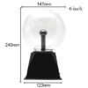 Magic Set Novelty Magic Crystal Plasma Ball Touch Lamp 220V LED Night Light Child Nightlight Birthday Christmas Kids Decor Gift Lighting