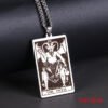 Wicca Tarot Card Waite Major Arcana Pagan Pendant Amulet Necklace Wiccan Jewelry