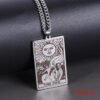 Wicca Tarot Card Waite Major Arcana Pagan Pendant Amulet Necklace Wiccan Jewelry