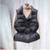 Winter Down Vest Women Short Vest Windbreaker Lightweight Coat Warm Waistcoat Female White Duck Down Coat Sleeveless Jacket Magic Set