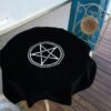 wicca sun,pentacle velvet  Accessories embroidery table cover wall decor