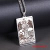 Wicca Tarot Card Waite Major Arcana Pagan Pendant Amulet Necklace Wiccan Jewelry