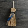 Dust Removal Broom Wicca Celtic Pentagram Mini Witch Broom Witchcraft Accessories Raw Crystal Wicca Altar Broom