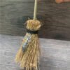 Dust Removal Broom Wicca Celtic Pentagram Mini Witch Broom Witchcraft Accessories Raw Crystal Wicca Altar Broom