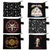 Witch / Voodoo / Wicca Coin Puse Women Wallet Witchcraft / Black Cat Boys Girls Coin Bag Wicca Collection