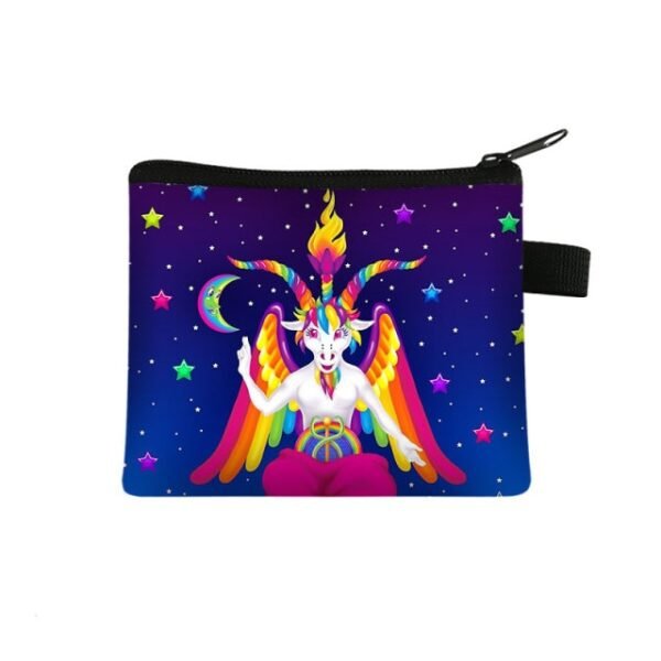 Witch / Voodoo / Wicca Coin Puse Women Wallet Witchcraft / Black Cat Boys Girls Coin Bag Wicca Collection
