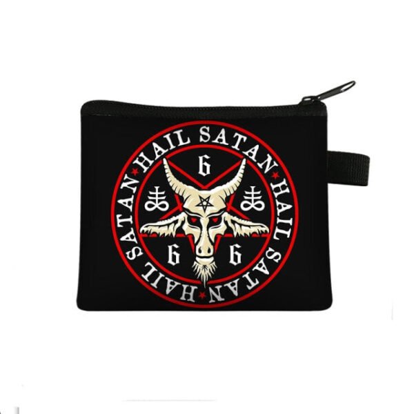 Witch / Voodoo / Wicca Coin Puse Women Wallet Witchcraft / Black Cat Boys Girls Coin Bag Wicca Collection