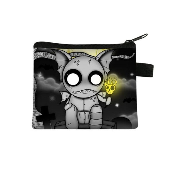 Witch / Voodoo / Wicca Coin Puse Women Wallet Witchcraft / Black Cat Boys Girls Coin Bag Wicca Collection