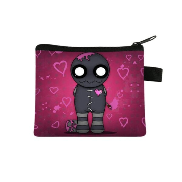 Witch / Voodoo / Wicca Coin Puse Women Wallet Witchcraft / Black Cat Boys Girls Coin Bag Wicca Collection