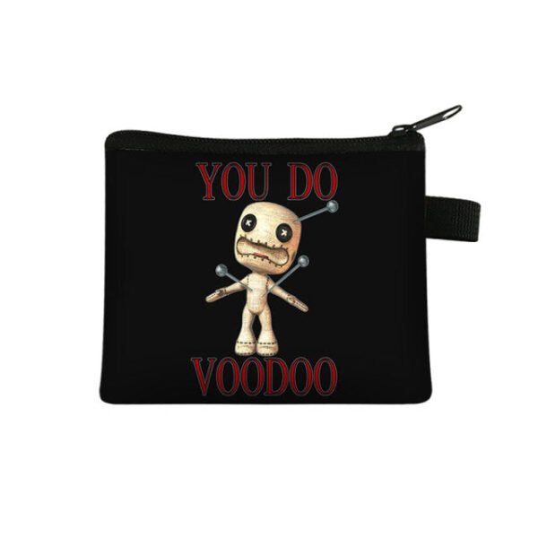 Witch / Voodoo / Wicca Coin Puse Women Wallet Witchcraft / Black Cat Boys Girls Coin Bag Wicca Collection