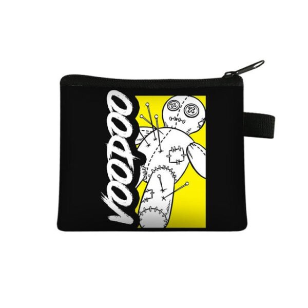 Witch / Voodoo / Wicca Coin Puse Women Wallet Witchcraft / Black Cat Boys Girls Coin Bag Wicca Collection