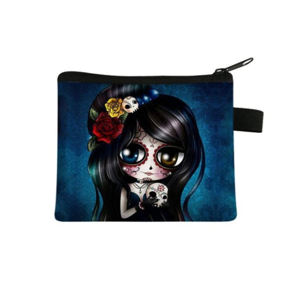 Witch / Voodoo / Wicca Coin Puse Women Wallet Witchcraft / Black Cat Boys Girls Coin Bag Wicca Collection