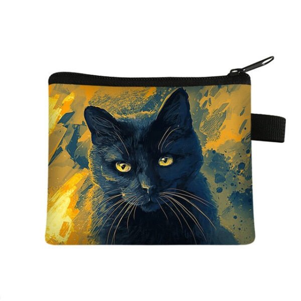 Witch / Voodoo / Wicca Coin Puse Women Wallet Witchcraft / Black Cat Boys Girls Coin Bag Wicca Collection