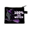 Witch / Voodoo / Wicca Coin Puse Women Wallet Witchcraft / Black Cat Boys Girls Coin Bag Wicca Collection