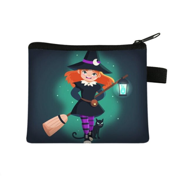 Witch / Voodoo / Wicca Coin Puse Women Wallet Witchcraft / Black Cat Boys Girls Coin Bag Wicca Collection