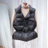 Magic Set Winter Down Vest Women Short Vest Windbreaker Lightweight Coat Warm Waistcoat Female White Duck Down Coat Sleeveless Jacket