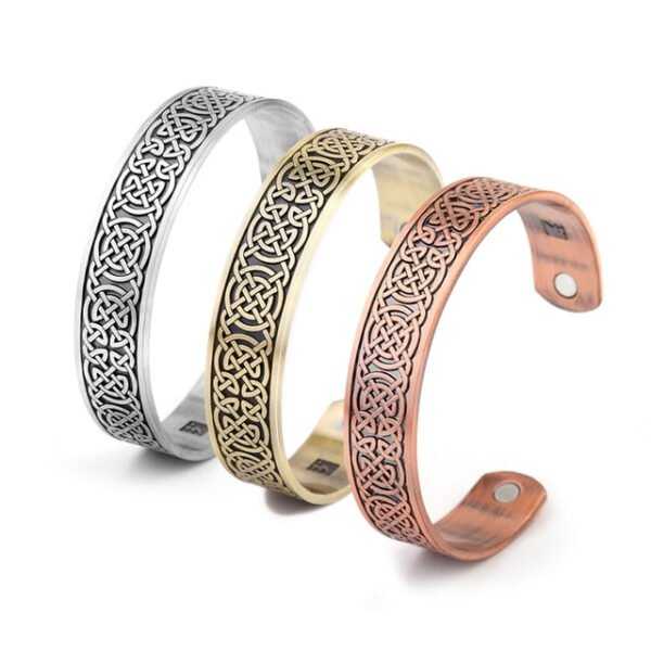 Vintage Viking Bangle Men Women Health Cuff Bracelet Wicca Supernatural Tree of Life Rune Celtics Knot Amulet Talisman Jewelry