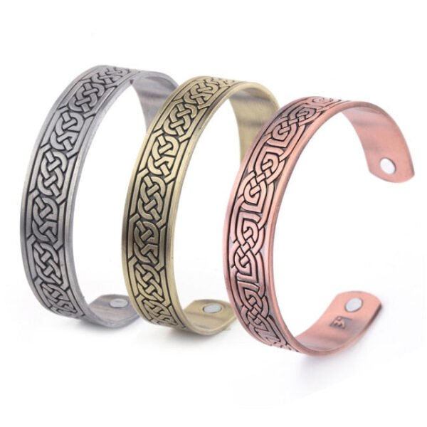 Vintage Viking Bangle Men Women Health Cuff Bracelet Wicca Supernatural Tree of Life Rune Celtics Knot Amulet Talisman Jewelry