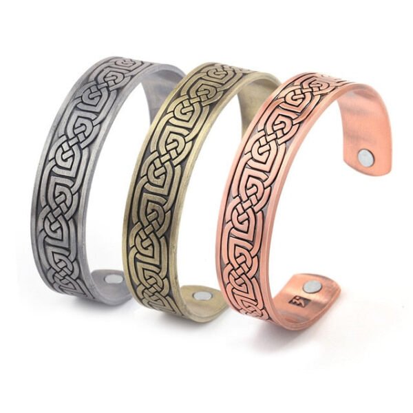 Vintage Viking Bangle Men Women Health Cuff Bracelet Wicca Supernatural Tree of Life Rune Celtics Knot Amulet Talisman Jewelry