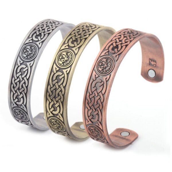 Vintage Viking Bangle Men Women Health Cuff Bracelet Wicca Supernatural Tree of Life Rune Celtics Knot Amulet Talisman Jewelry