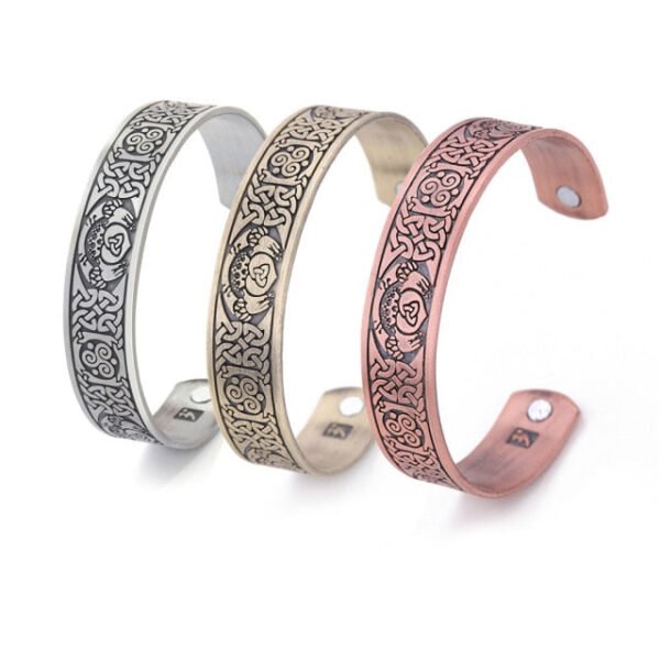 Vintage Viking Bangle Men Women Health Cuff Bracelet Wicca Supernatural Tree of Life Rune Celtics Knot Amulet Talisman Jewelry