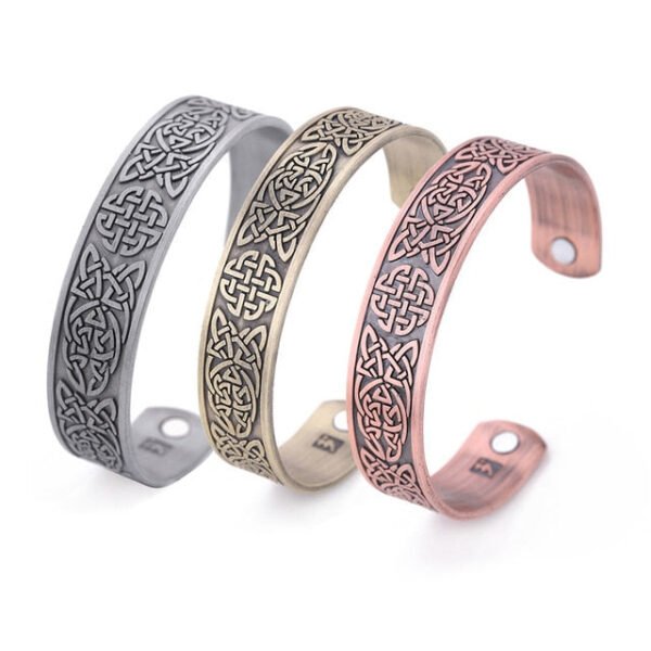 Vintage Viking Bangle Men Women Health Cuff Bracelet Wicca Supernatural Tree of Life Rune Celtics Knot Amulet Talisman Jewelry