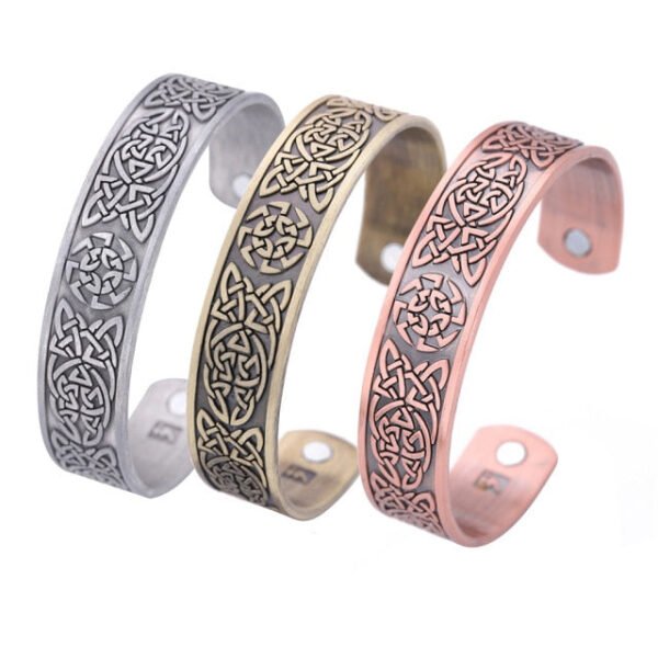 Vintage Viking Bangle Men Women Health Cuff Bracelet Wicca Supernatural Tree of Life Rune Celtics Knot Amulet Talisman Jewelry