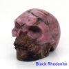 1.5" Skull Statue Natural Stones Carved Healing Crystals Ornament Reiki Witchcraft Supplies Gemstone Wicca Halloween Decorations