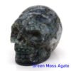 1.5" Skull Statue Natural Stones Carved Healing Crystals Ornament Reiki Witchcraft Supplies Gemstone Wicca Halloween Decorations