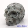 1.5" Skull Statue Natural Stones Carved Healing Crystals Ornament Reiki Witchcraft Supplies Gemstone Wicca Halloween Decorations