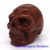 1.5" Skull Statue Natural Stones Carved Healing Crystals Ornament Reiki Witchcraft Supplies Gemstone Wicca Halloween Decorations