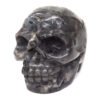 1.5" Skull Statue Natural Stones Carved Healing Crystals Ornament Reiki Witchcraft Supplies Gemstone Wicca Halloween Decorations