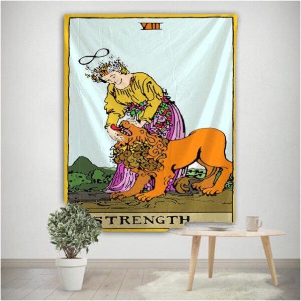 Tarot Card The Sun Tapestry Mandala Tapestry Hippie Macrame Tapestry Wall Hanging Boho Decor Witchcraft Tapestry