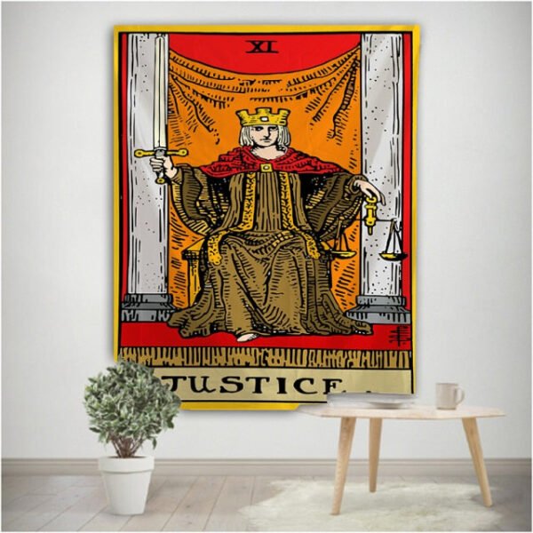 Tarot Card The Sun Tapestry Mandala Tapestry Hippie Macrame Tapestry Wall Hanging Boho Decor Witchcraft Tapestry