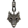 Green Black Red Eyes Wolf Amulet Pendant