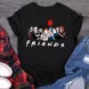 Friends Horror Oversized T Shirt Wicca Gothic Clothes Punk Cool T-shirts Halloween Edgy Graphic Tees Grunge Devil Rock Clothing