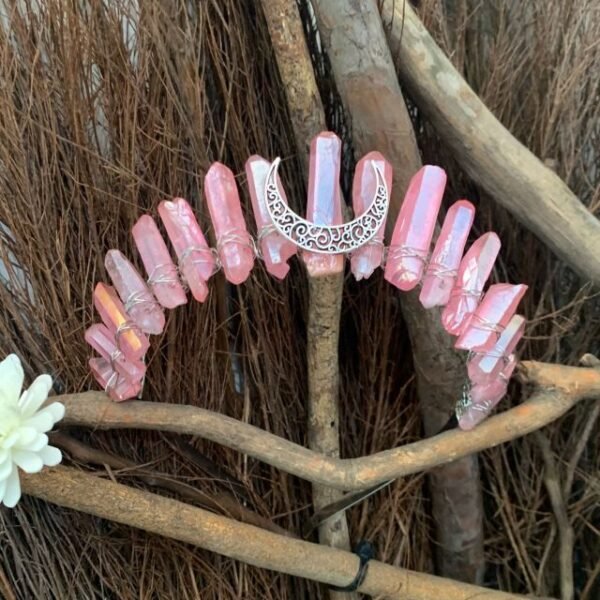 Witch accessories jewelry moon wicca wizard crown headband dark blue black headband Magic Set