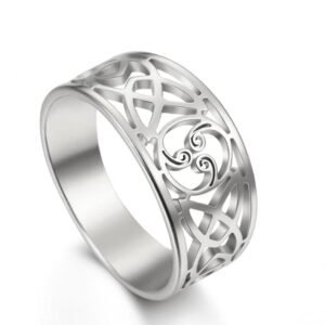 rings-7-steel-celtic-triple-spiral-triskele-stainless-steel-ring-ancient-treasures-viking-norse-mythology-ancient-egypt-thor-odin-mjolnir-celtic-28294980599874 Rings 7 / Steel Celtic Triple Spiral Triskele Stainless Steel Ring Ancient Treasures Ancientreasures Viking Odin Thor Mjolnir Celtic Ancient Egypt Norse Norse Mythology