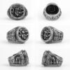 Rings Ancient Greek Snake-Haired Medusa Stainless Steel Ring Ancient Treasures Ancientreasures Viking Odin Thor Mjolnir Celtic Ancient Egypt Norse Norse Mythology