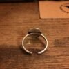 Ancient Rome Woman Sterling Silver Adjustable Ring US Size 5 - 8