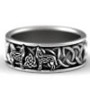 Rings Viking Geri & Freki Wolves Celtic Knot Ring Ancient Treasures Ancientreasures Viking Odin Thor Mjolnir Celtic Ancient Egypt Norse Norse Mythology