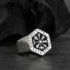 Rings Viking Vegvisir Compass Ring Ancient Treasures Ancientreasures Viking Odin Thor Mjolnir Celtic Ancient Egypt Norse Norse Mythology
