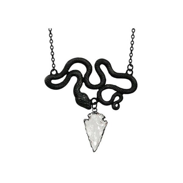 ENTWINED NECKLACE - Black / Occult, occult Fashion, Satanic, Snakes