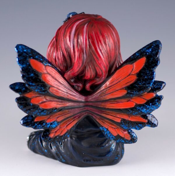 Fairy Collection~Cosplay Kids D.O.D. Gothic Fairy With Tattoos and Skull In Hair 4" Polystone New