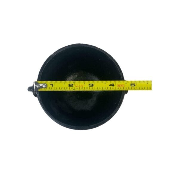 Witchcraft~4.5" Triple Moon Cast Iron Cauldron Incense Charcoal Burner